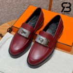 Giày Hermes Hot Loafer Rough H Calfskin Best Quality