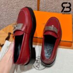 Giày Hermes Hot Loafer Rough H Calfskin Best Quality