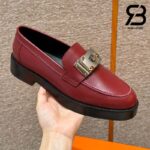 Giày Hermes Hot Loafer Rough H Calfskin Best Quality