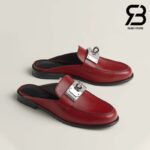 Giày Hermes Iota Mule Rough H De Paris Best Quality