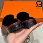 Giày Hermes Iota Mule Rough H De Paris Best Quality