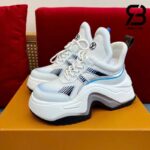 Giày LV Archlight 2.0 Platform Sneaker Màu Trắng Xanh Xám Best Quality