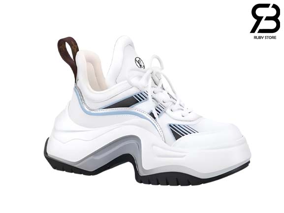 giay-lv-archlight-20-platform-sneaker-white-blue-gray-best-quality Giày LV Archlight 2.0 Platform Sneaker Màu Trắng Xanh Xám Best Quality