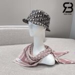 Khăn Dior Oblique Diortwin 90 Square Scarf Best Quality