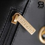 Túi Chanel 24B 22 Mini Flap Bag Vintage CC Logo Đen Bóng Da Cừu 19CM Best Quality