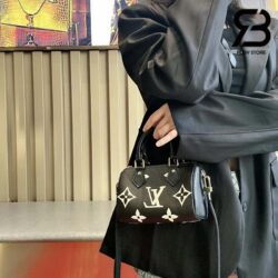 Túi LV Nano Speedy M81456 Màu Đen Kem Monogram Empreinte Best Quality