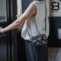 Túi LV Nano Speedy M81456 Màu Đen Kem Monogram Empreinte Best Quality