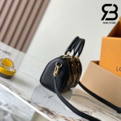 Túi LV Nano Speedy M81456 Màu Đen Kem Monogram Empreinte Best Quality