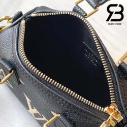 Túi LV Nano Speedy M81456 Màu Đen Kem Monogram Empreinte Best Quality