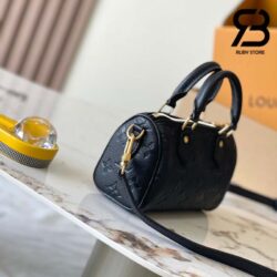 Túi LV Nano Speedy M82450 Màu Đen Monogram Empreinte 16CM Best Quality