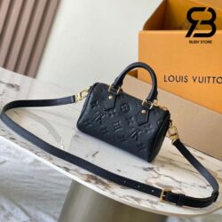 Túi LV Nano Speedy M82450 Màu Đen Monogram Empreinte 16CM Best Quality
