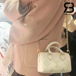 Túi LV Nano Speedy Latte Matcha Green Monogram Empreinte Best Quality