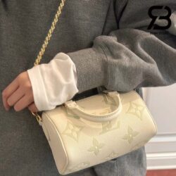 Túi LV Nano Speedy Latte Matcha Green Monogram Empreinte Best Quality