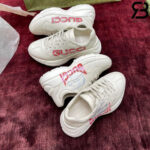 Giày Gucci Rhyton Ivory Red Double GG Màu Kem Chữ đỏ