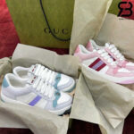 Giày Gucci Screener Light Blue White Trắng Xanh Best Quality