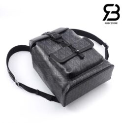 Ba Lô Small Dior Hit The Road Backpack Màu Đen Diamond Canvas 45CM Best Quality