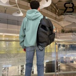 Ba Lô Small Dior Hit The Road Backpack Màu Đen Diamond Canvas 45CM Best Quality