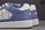 Giày B27 Low-Top Blue White Smooth Calfskin With White Dior Oblique Galaxy Siêu Cấp