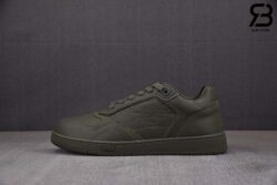 Giày Dior B27 Low-Top Khaki Grained Calfskin and Khaki Dior Gravity Leather Siêu Cấp
