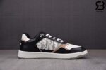 Giày Dior B27 Low-Top Black Smooth Calfskin White Beige Oblique Galaxy Leather Siêu Cấp