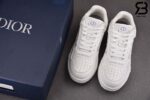 Giày B27 Low-Top White Smooth Calfskin Dior Oblique Galaxy Leather Siêu Cấp