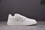 Giày B27 Low-Top White Smooth Calfskin Dior Oblique Galaxy Leather Siêu Cấp