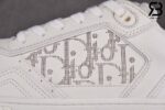 Giày B27 Low-Top White Smooth Calfskin Dior Oblique Galaxy Leather Siêu Cấp