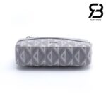 Túi Dior Safari Messenger Bag Màu Xám Diamond Canvas 22CM Best Quality