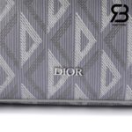 Túi Dior Safari Messenger Bag Màu Xám Diamond Canvas 22CM Best Quality