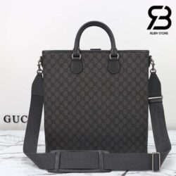 Túi Gucci Medium Tote Bag Xám Đen Supreme 36CM Best Quality