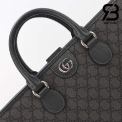 Túi Gucci Medium Tote Bag Xám Đen Supreme 36CM Best Quality