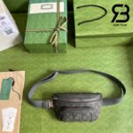 Túi Gucci Mini Ophidia Belt Bag Xám Đen Supreme Best Quality