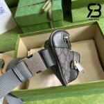 Túi Gucci Mini Ophidia Belt Bag Xám Đen Supreme Best Quality