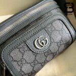 Túi Gucci Mini Ophidia Belt Bag Xám Đen Supreme Best Quality