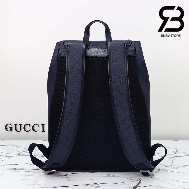 Ba Lô Gucci Ophidia Large Backpack Xanh Supreme 44CM Best Quality
