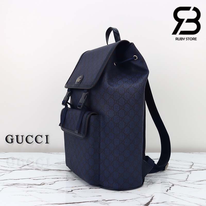Ba Lô Gucci Ophidia Large Backpack Xanh Supreme 44CM Best Quality
