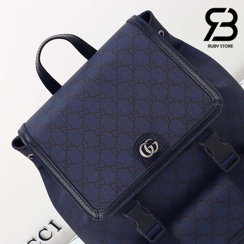 Ba Lô Gucci Ophidia Large Backpack Xanh Supreme 44CM Best Quality