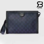 Túi Gucci Ophidia Pouch Xanh Đậm GG Supreme Best Quality