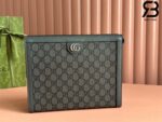 Túi Gucci Ophidia Pouch Xám Đen GG Supreme Best Quality