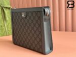 Túi Gucci Ophidia Pouch Xám Đen GG Supreme Best Quality