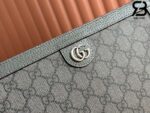 Túi Gucci Ophidia Pouch Xám Đen GG Supreme Best Quality