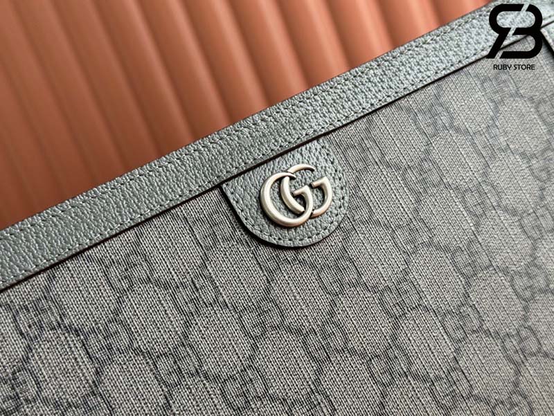 Túi Gucci Ophidia Pouch Xám Đen GG Supreme Best Quality