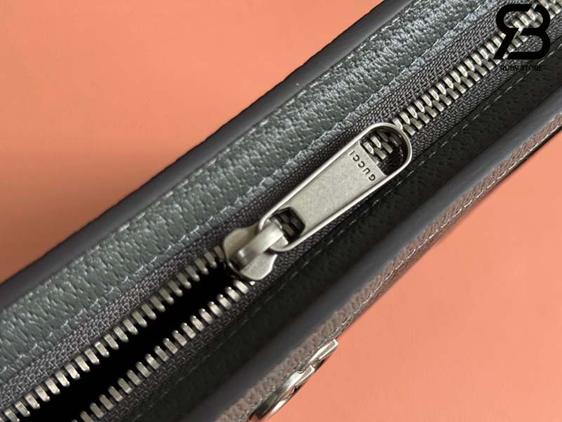Túi Gucci Ophidia Pouch Xám Đen GG Supreme Best Quality