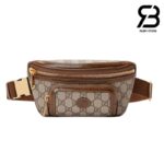 Túi Gucci Small Belt Bag With Interlocking G Beige Ebony Supreme Best Quality
