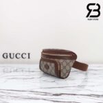 Túi Gucci Small Belt Bag With Interlocking G Beige Ebony Supreme Best Quality