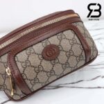Túi Gucci Small Belt Bag With Interlocking G Beige Ebony Supreme Best Quality