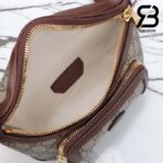Túi Gucci Small Belt Bag With Interlocking G Beige Ebony Supreme Best Quality