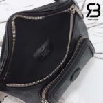 Túi Gucci Small Belt Bag With Interlocking G Đen Xám Supreme Best Quality