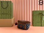 Túi Gucci Small Belt Bag With Interlocking G Supreme Denim Best Quality