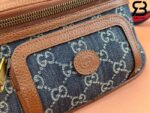 Túi Gucci Small Belt Bag With Interlocking G Supreme Denim Best Quality